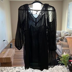 Sheer Black Dress